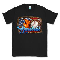 Black western american flag baseball Classic Tee - HRA Design Shop