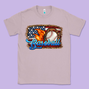 Western American Flag Baseball Classic Tee Designed By Hra Design Shop
