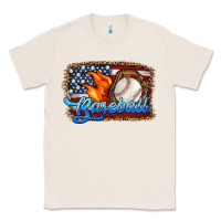 Natural western american flag baseball Classic Tee - HRA Design Shop
