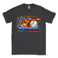 Smoke western american flag baseball Classic Tee - HRA Design Shop