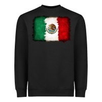 Black Mexican flag Heavyweight Sweatshirt - RanaPortraitStore