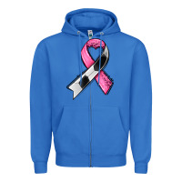 True Royal breast cancer sport ribbons Zipper Hoodie - AdoDesignShop
