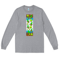 Heather Grey tennis penwraps Long Sleeve Tee - HRA Design Shop