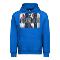 Cobalt new york baseball team spirit brushstrokes Urban Hoodie - Artiststas