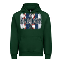 Forest Green new york baseball team spirit brushstrokes Urban Hoodie - Artiststas
