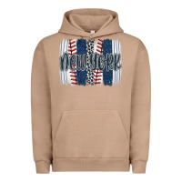 Pigment Burro new york baseball team spirit brushstrokes Urban Hoodie - Artiststas
