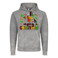 Cloud Rock merry christmas hair Vintage Hoodie - MaliasSmallBusiness