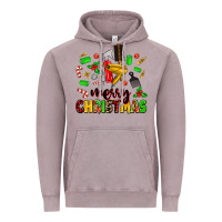 Vintage Zinc merry christmas hair Vintage Hoodie - MaliasSmallBusiness
