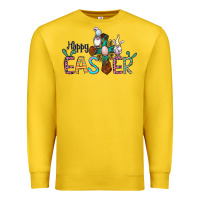 Lemon cross rabbit gnomes happy easter Premium Sweatshirt - Jasminsmagicworld