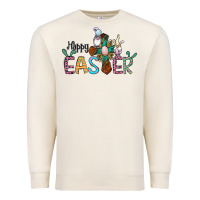 Sandshell cross rabbit gnomes happy easter Premium Sweatshirt - Jasminsmagicworld