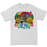 Dove Grey camp more worry less with caravan Premium Tee - Artiststas