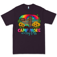 Plum camp more worry less with caravan Premium Tee - Artiststas