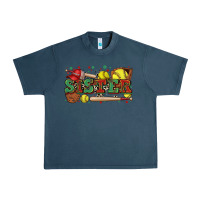 Midnight Navy sister softball Urban Heavy Tee - Zillion Design Studio