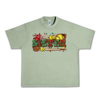 Oil Green sister softball Urban Heavy Tee - Zillion Design Studio