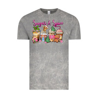 Cloud Rock sugar and spice pink gingerbread coffee cups Vintage Tee - Zillion Design Studio