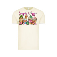 Vintage Arctic sugar and spice pink gingerbread coffee cups Vintage Tee - Zillion Design Studio