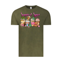 Vintage Olive sugar and spice pink gingerbread coffee cups Vintage Tee - Zillion Design Studio