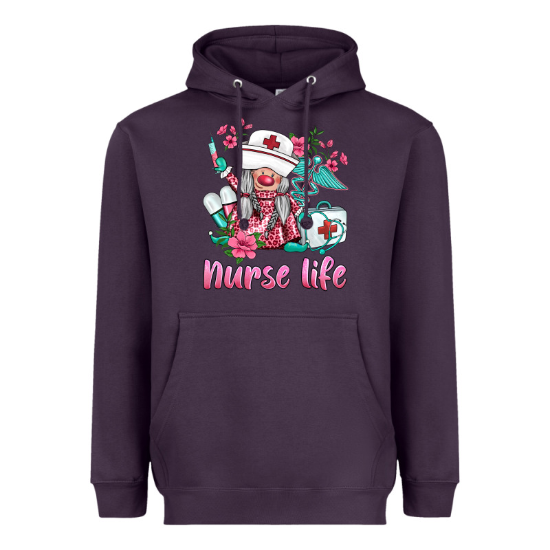 Nurse Gnomies Nurse  Life Spring Heavyweight Hoodie by BarkalooDesign | Teevron