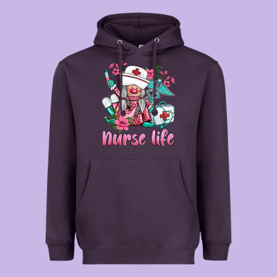 Nurse Gnomies Nurse  Life Spring Heavyweight Hoodie Designed By Barkaloodesign