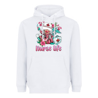 White nurse gnomies nurse  life spring Heavyweight Hoodie - BarkalooDesign
