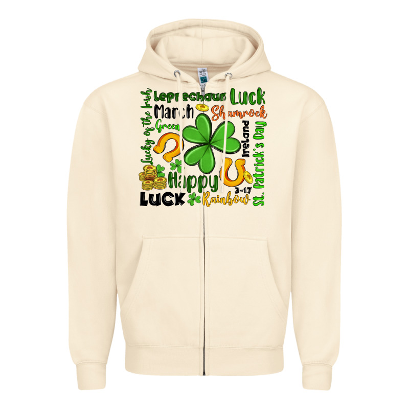 St Patrick S Day Zipper Hoodie by Artiststas | Teevron