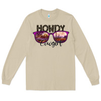 Mushroom howdy cowgirl Long Sleeve Tee - SublimationCraftShop