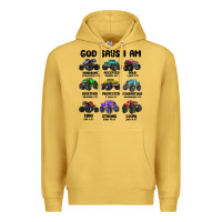 God Says I Am Premium Hoodie | Teevron