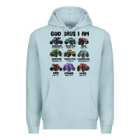 Blue Mist god says i am Premium Hoodie - MaliasSmallBusiness