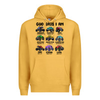Mustard god says i am Premium Hoodie - MaliasSmallBusiness