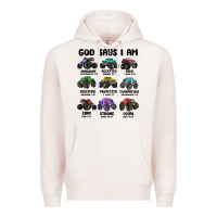 Pale Pink god says i am Premium Hoodie - MaliasSmallBusiness