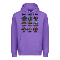 Purple god says i am Premium Hoodie - MaliasSmallBusiness