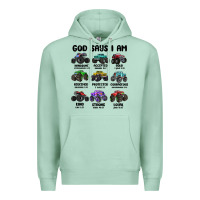 Seafoam god says i am Premium Hoodie - MaliasSmallBusiness