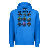 True Royal god says i am Premium Hoodie - MaliasSmallBusiness