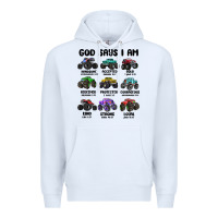 White god says i am Premium Hoodie - MaliasSmallBusiness