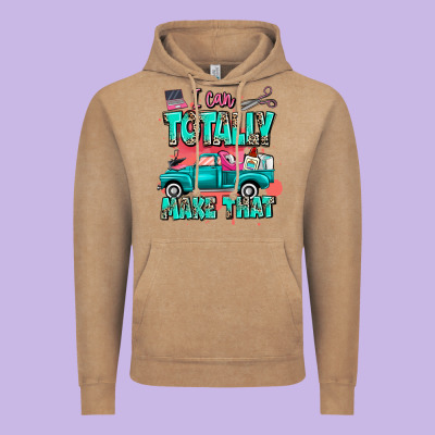 Vintage Hoodie I can totally make that with truck