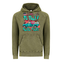 Vintage Olive I can totally make that with truck Vintage Hoodie - MaliasSmallBusiness
