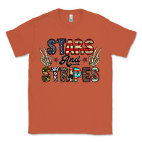 Copper stars and stripes Classic Tee - CowhideDigitalArt