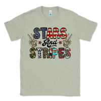Matcha stars and stripes Classic Tee - CowhideDigitalArt