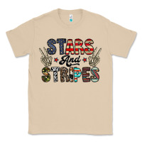 Mushroom stars and stripes Classic Tee - CowhideDigitalArt
