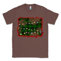Chestnut christmas green plaid background Classic Tee - BarkalooDesign