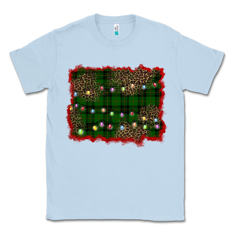 Christmas Green Plaid Background Classic Tee by BarkalooDesign | Teevron