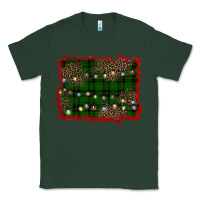 Sports Green christmas green plaid background Classic Tee - BarkalooDesign
