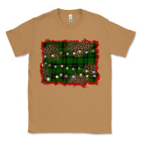 Toasted Coconut christmas green plaid background Classic Tee - BarkalooDesign