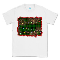 White christmas green plaid background Classic Tee - BarkalooDesign