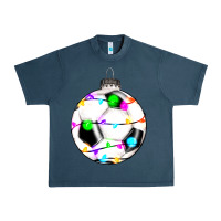 Midnight Navy Christmas soccer Urban Heavy Tee - RanaPortraitStore