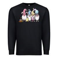 Black easter bunny gnomes Premium Sweatshirt - Jasminsmagicworld