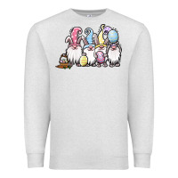 Oatmeal Heather easter bunny gnomes Premium Sweatshirt - Jasminsmagicworld