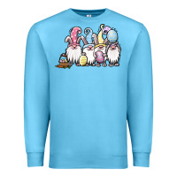 Ocean Blue easter bunny gnomes Premium Sweatshirt - Jasminsmagicworld