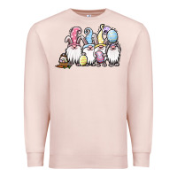 Pale Pink easter bunny gnomes Premium Sweatshirt - Jasminsmagicworld
