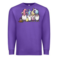 Purple easter bunny gnomes Premium Sweatshirt - Jasminsmagicworld